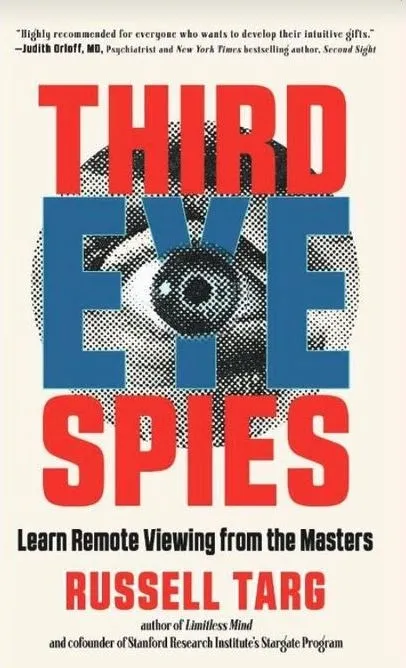 A book cover with an eye and the words " third eye spies ".